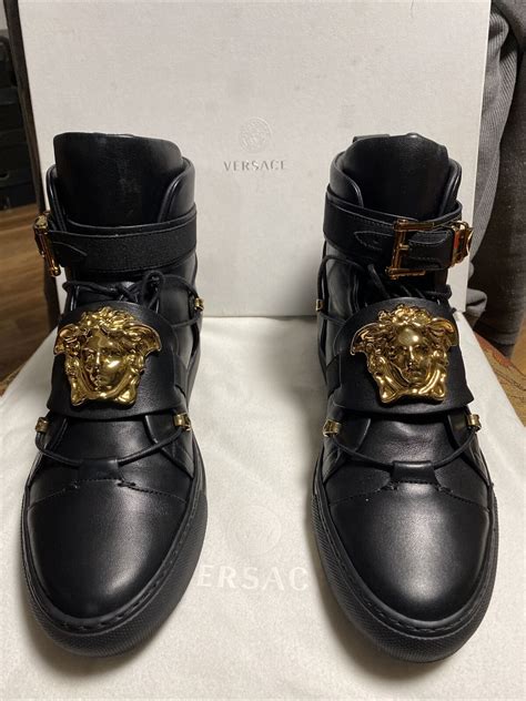 versace velcro sneaker|versace sneakers for men.